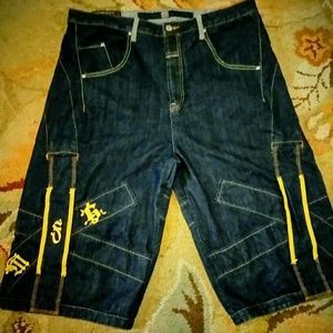 Marithe Francois Girbaud Vintage Spell Out Shorts